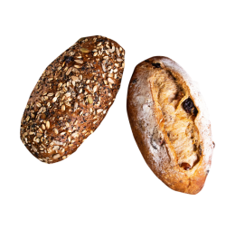 نان قهوه ای کنجدی